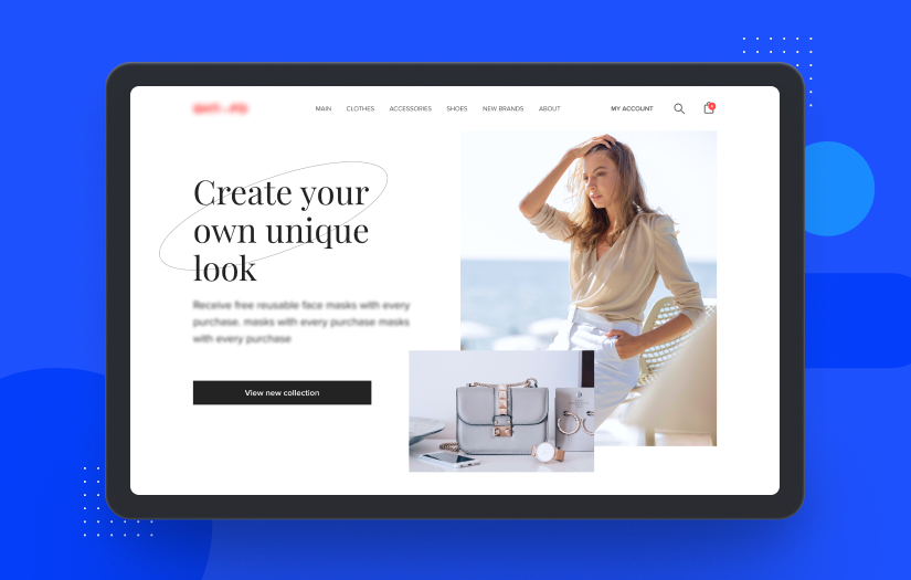 An e-commerce fashion marketplace for a Swiss company screenshot 1