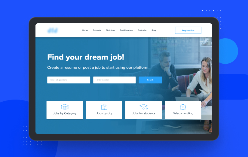 An online recruitment marketplace for a Canadian company screenshot 1