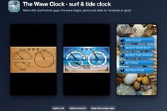 The Wave Clock: surf & tide clock apps