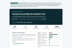 Accessibility remediation plan: a complete example
