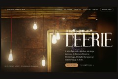 Leerie — wine bar & kitchen website