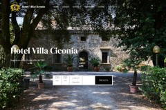 Bilingual website for a 16th-century villa hotel