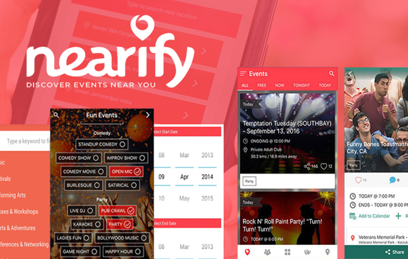 Event Sharing App screenshot 1