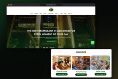 Café di Rosati: search-first website for an Abu Dhabi restaurant