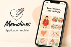 Memolines, app to save children's drawings