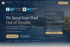 The Pool Police — pool service website and advertising