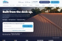 Perkins Roofing — roofing contractor website