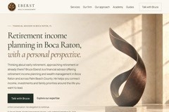 Eberst Wealth Management — financial advisor website and advertising