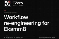 Workflow re-engineering for Ekamm8