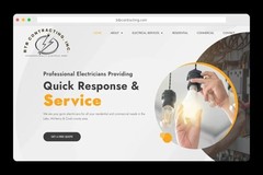 BTB Contracting Electrician Website