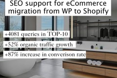SEO Support for an E-commerce Migration from WordPress to Shopify