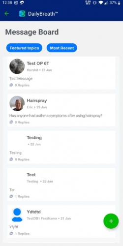 Mobile App Development for DailyBreath-Asthma & Allergies Application screenshot 4