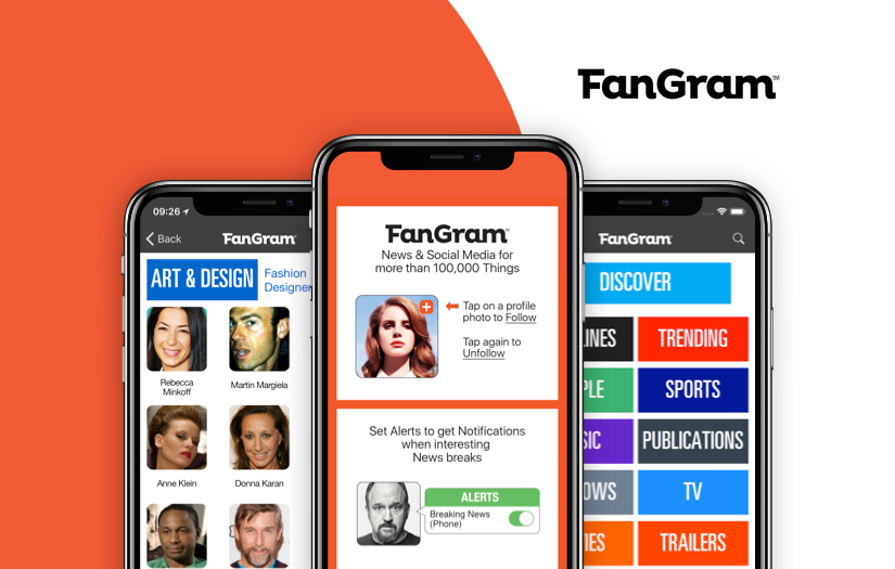 FanGram – app integrating social media channels screenshot 6