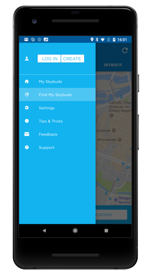 Skybuds – app for managing wireless earphones screenshot 1