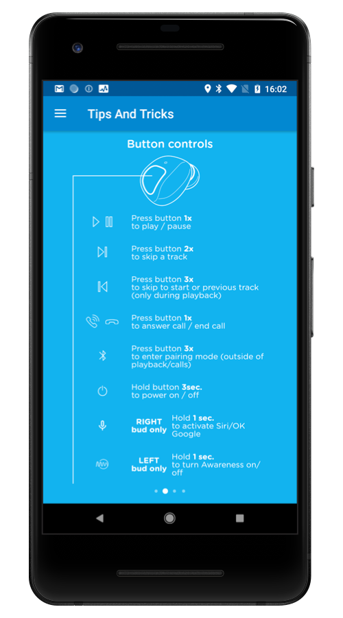 Skybuds – app for managing wireless earphones screenshot 4