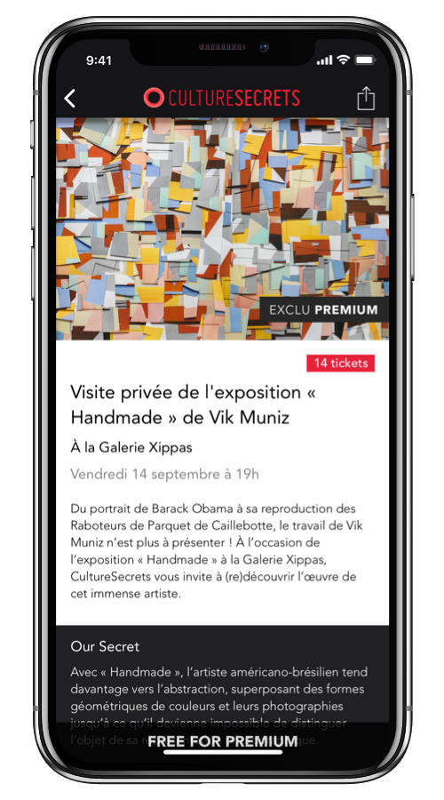 Culture Secrets – web & mobile app for booking cultural events screenshot 5