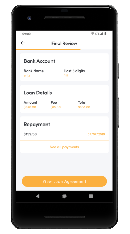 HoneyBee – payday loan app screenshot 2