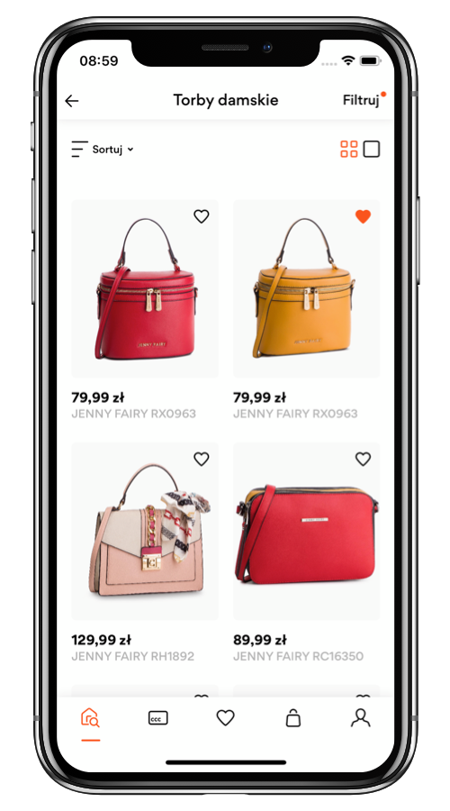 CCC Shoes & Bags – mobile commerce app for shoes & bags stores screenshot 1