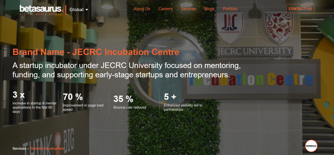 JECRC Incubation Centre screenshot 1