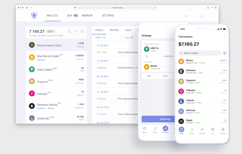 Mobile development for Guarda screenshot 1