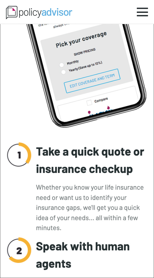 PolicyAdvisor screenshot 3