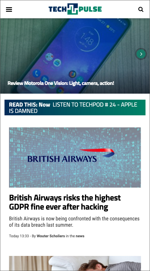 TECHPULSE.be – Completely new technology news platform screenshot 4