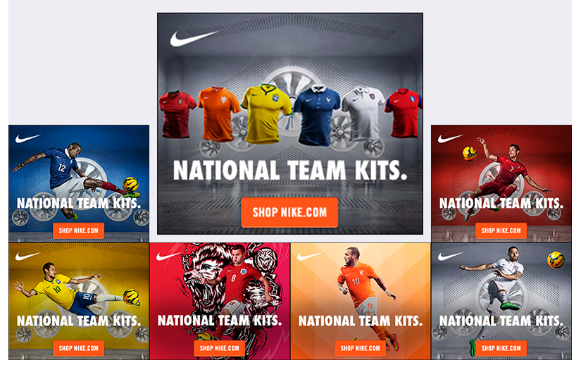 NIKE - National Team Kits banners - design & localisation screenshot 1