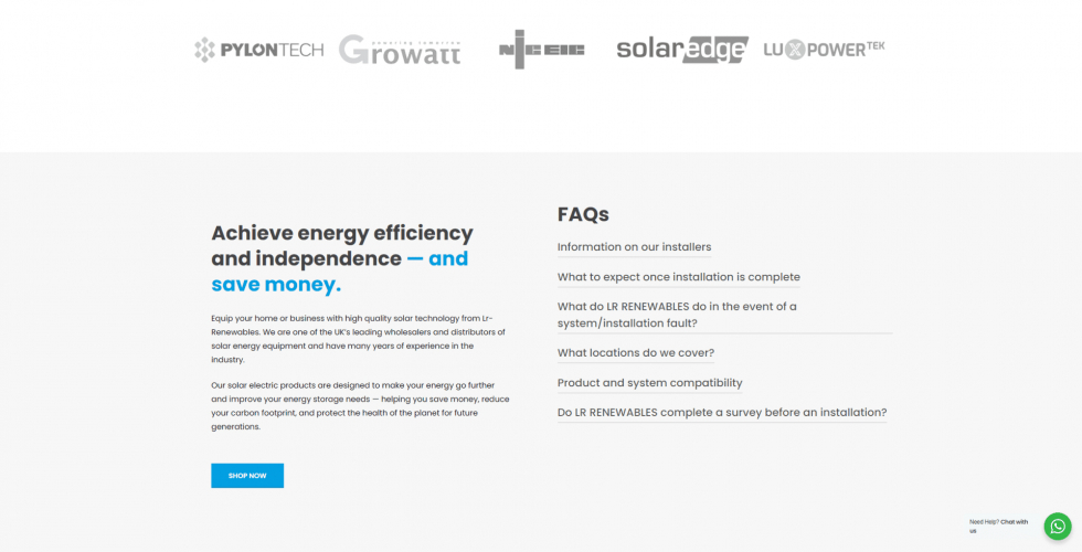 L&R Renewables screenshot 2