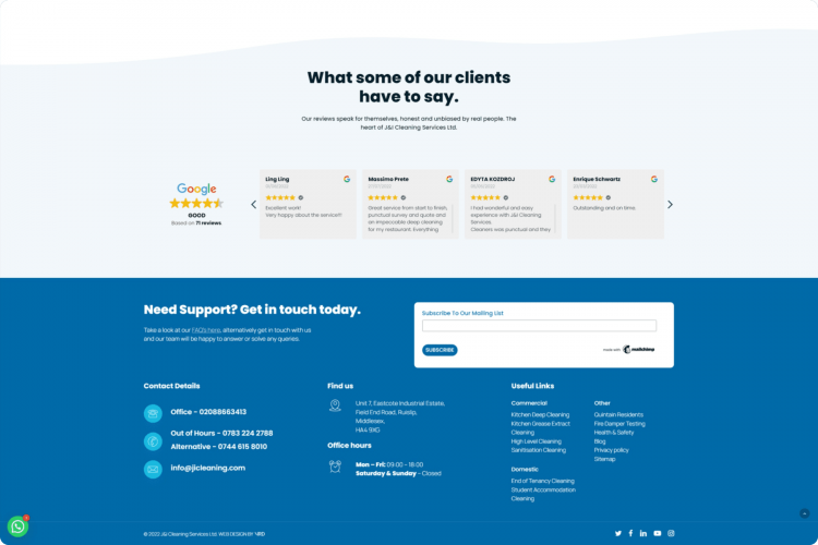 J&I Cleaning screenshot 2