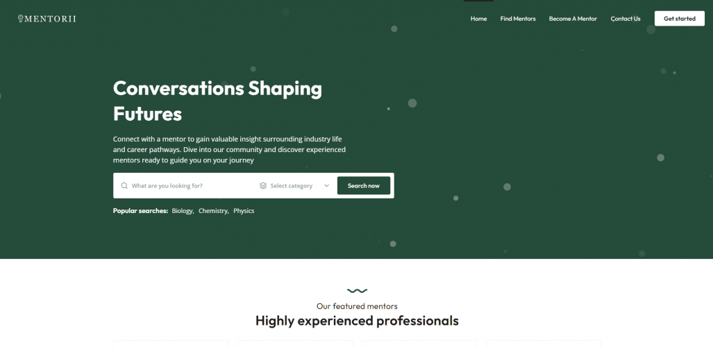 Mentorii screenshot 1