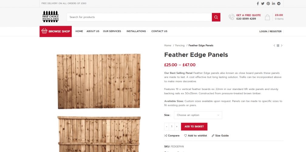 First Choice Fencing screenshot 3