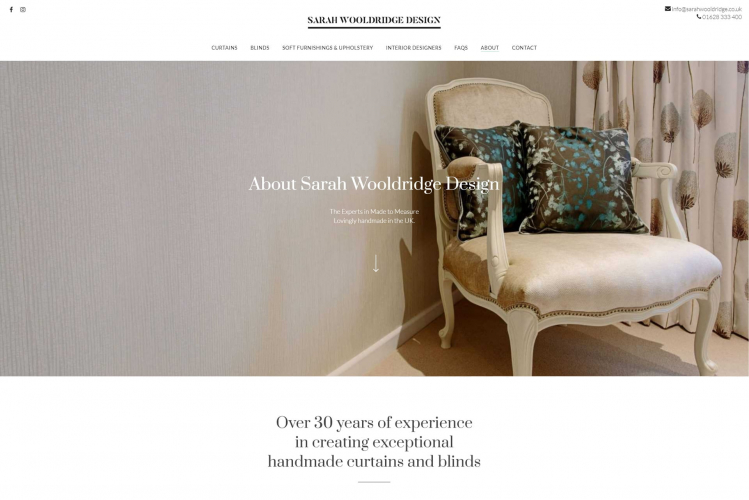 Sarah Wooldridge Design screenshot 5