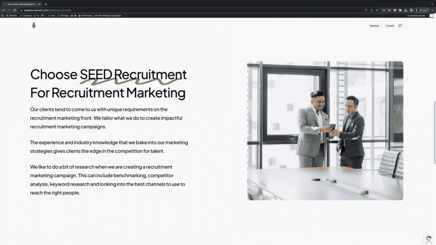 SEED Recruitment screenshot 1