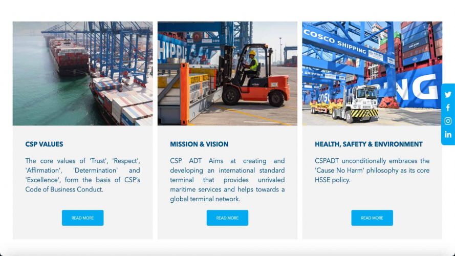 Cosco Shipping Abu Dhabi Terminal screenshot 3