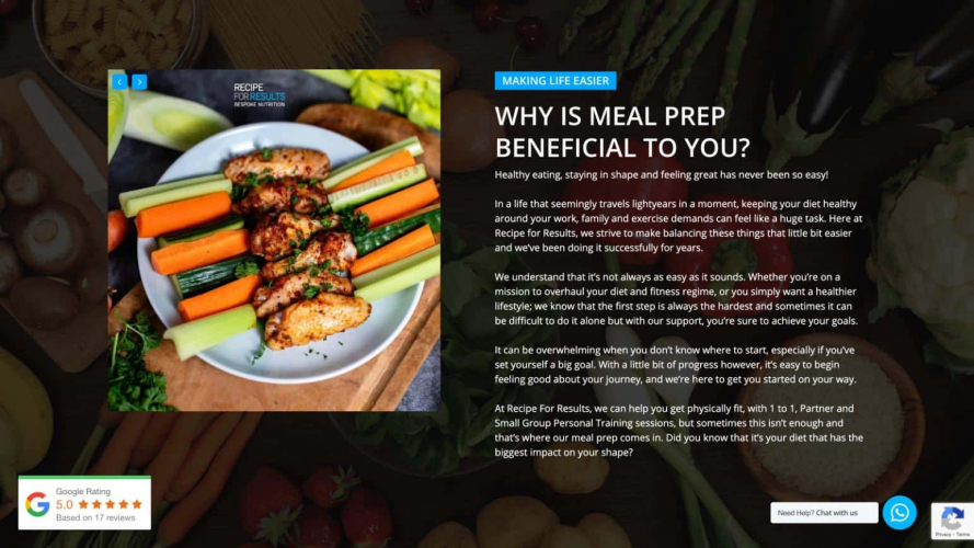 Recipe for Results screenshot 2