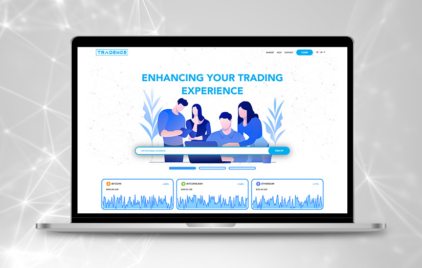 Tradence - Cryptocurrency Exchange Platform screenshot 1