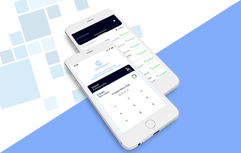 CryptOxygen Wallet -  Multi Cryptocurrency Mobile Wallet screenshot 1