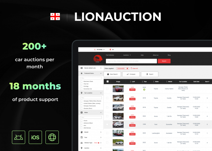 LionAuctions screenshot 1