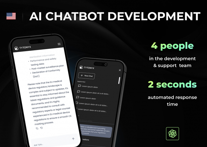 TYTONYX - Healthcare Information Management Chatbot screenshot 1