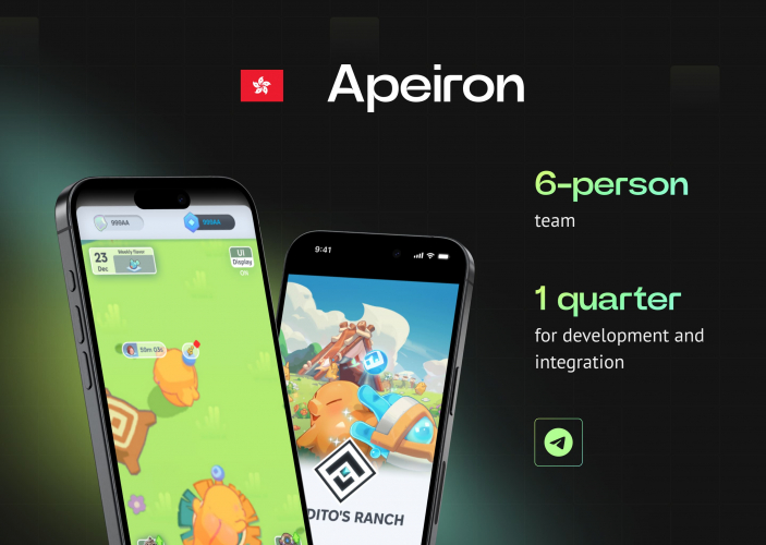 Apeiron - Telegram Mini Game Development for Apeiron Game screenshot 1