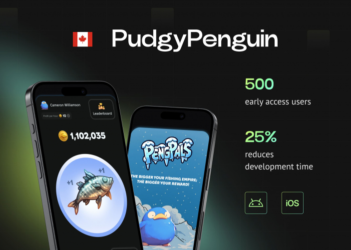 PudgyPenguin - Telegram Mini-Game Development for Pudgy Penguin screenshot 1
