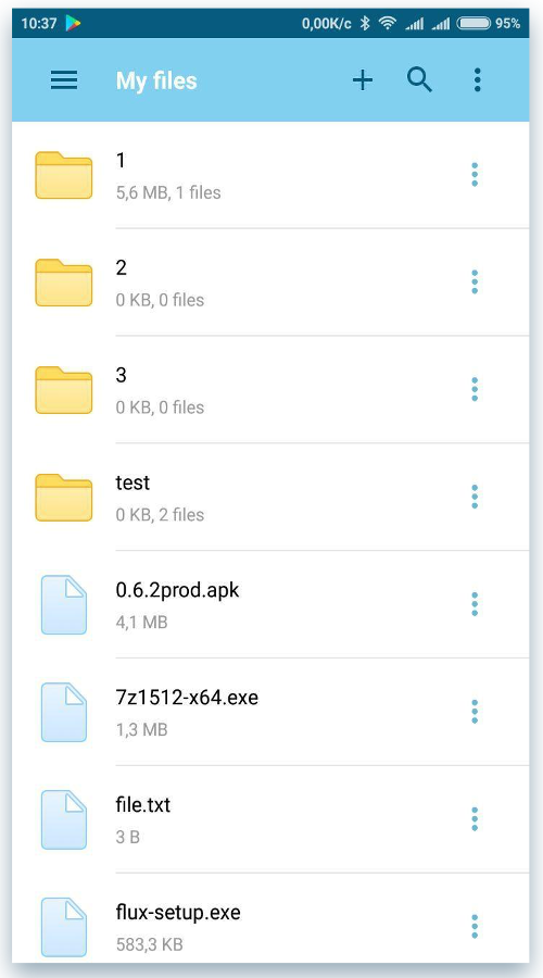 Datafile.com filemanager screenshot 1