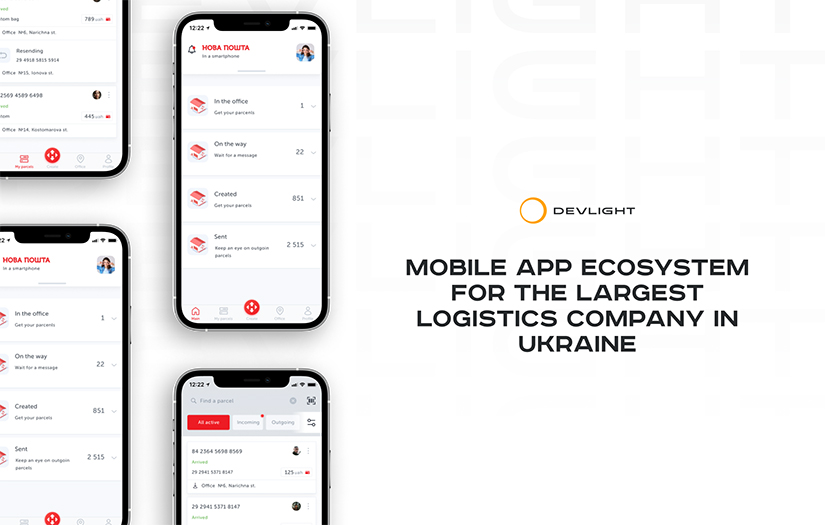 Mobile app ecosystem for the largest logistics company in Ukraine screenshot 1