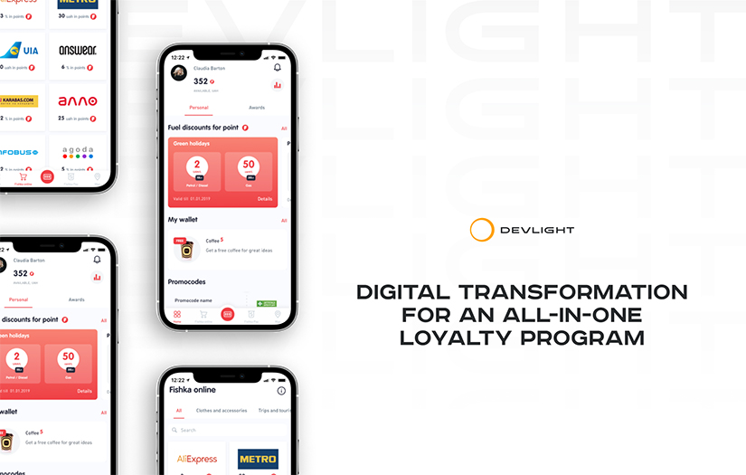 Digital transformation for an all-in-one loyalty program screenshot 1