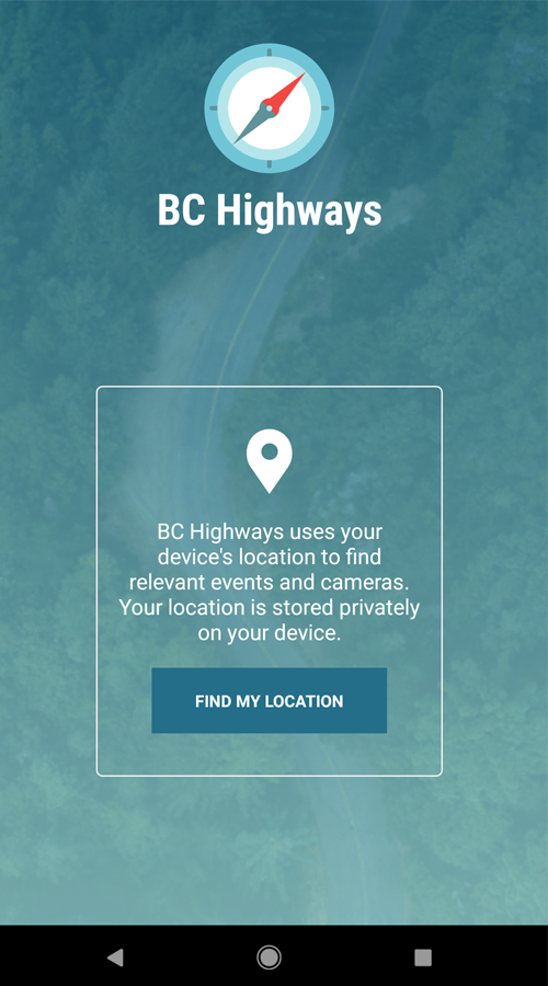 BC Highways - Mobile Apps Using Open511 screenshot 1