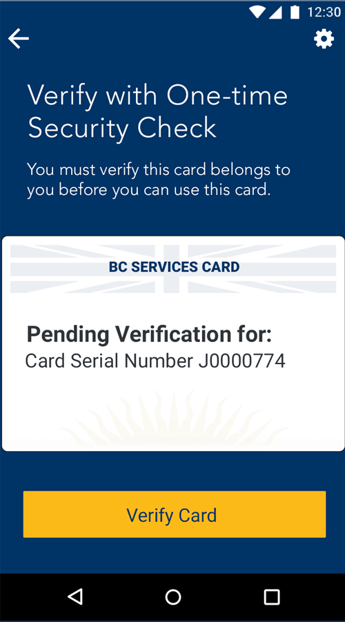 BC Services Card - Mobile Apps for MTICS screenshot 3