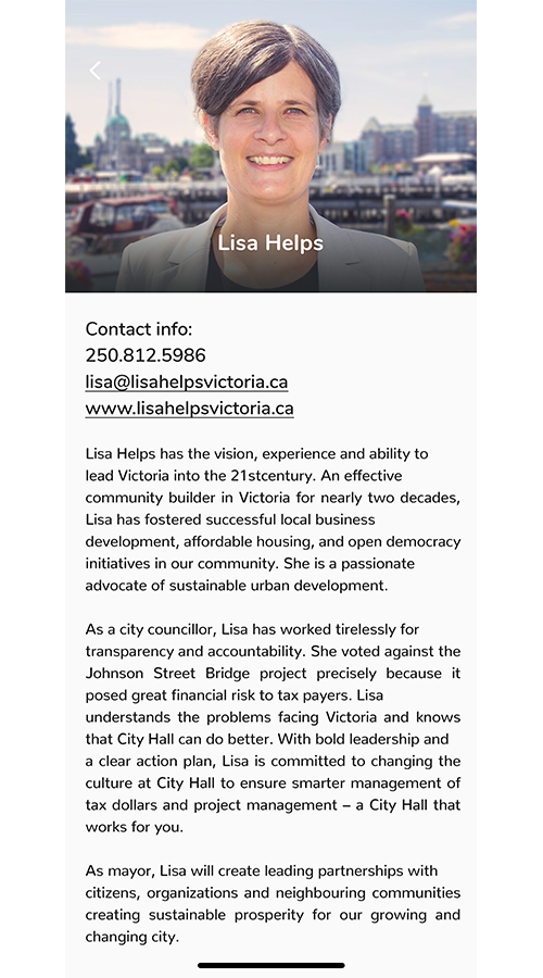 Victoria Votes - Mobile Apps for City Election screenshot 5