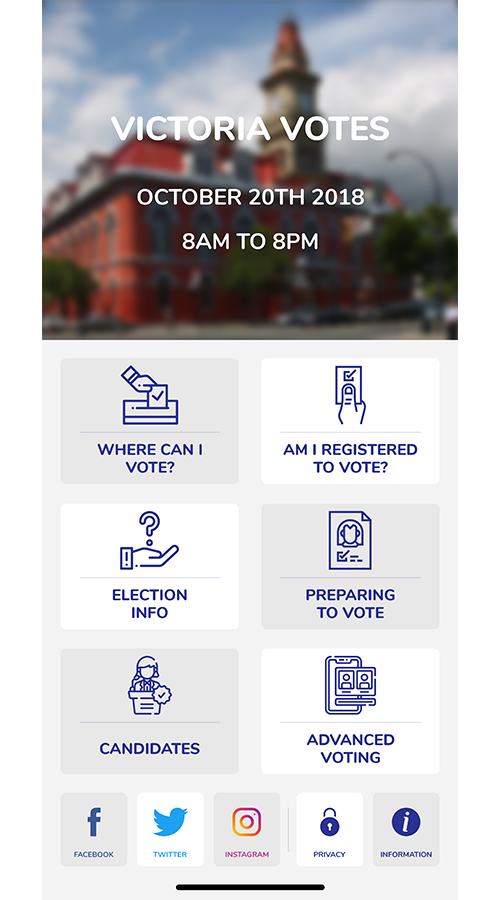 Victoria Votes - Mobile Apps for City Election screenshot 2