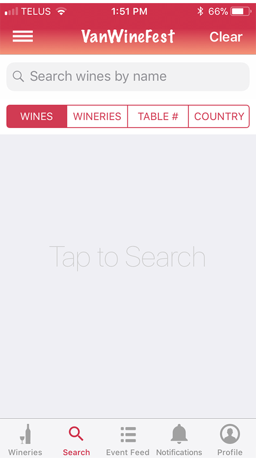 VanWineFest - iOS and Android Mobile Apps screenshot 2