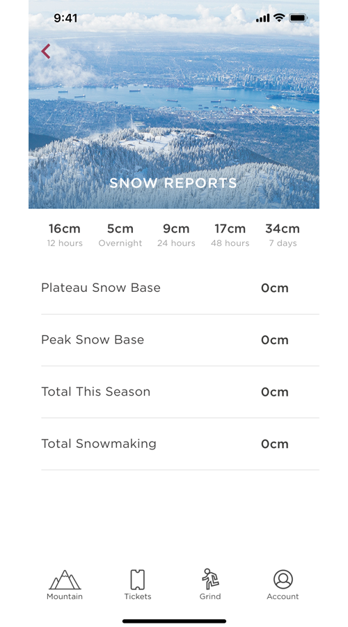 Grouse Mountain - iOS and Android Native Apps screenshot 5
